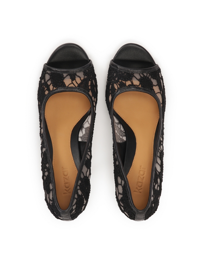 Peep-Toe-Pumps mit Spitze KANA