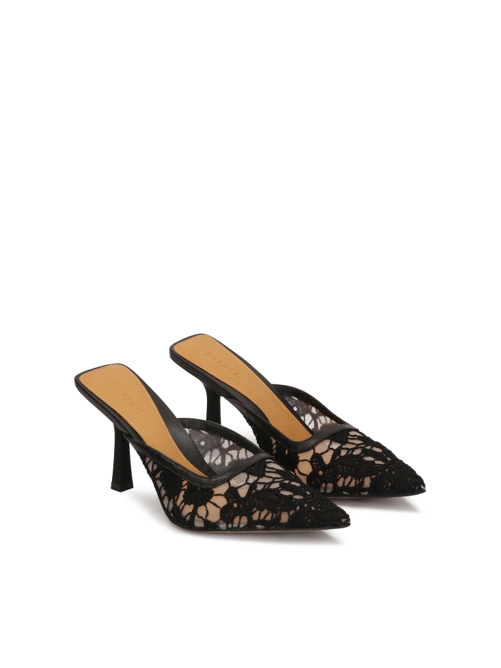 Pantoletten mit Spitzenabsätzen SALT