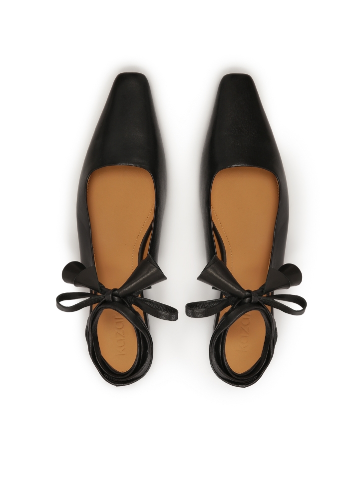 Gestufte Pumps mit flachem Absatz SELINE