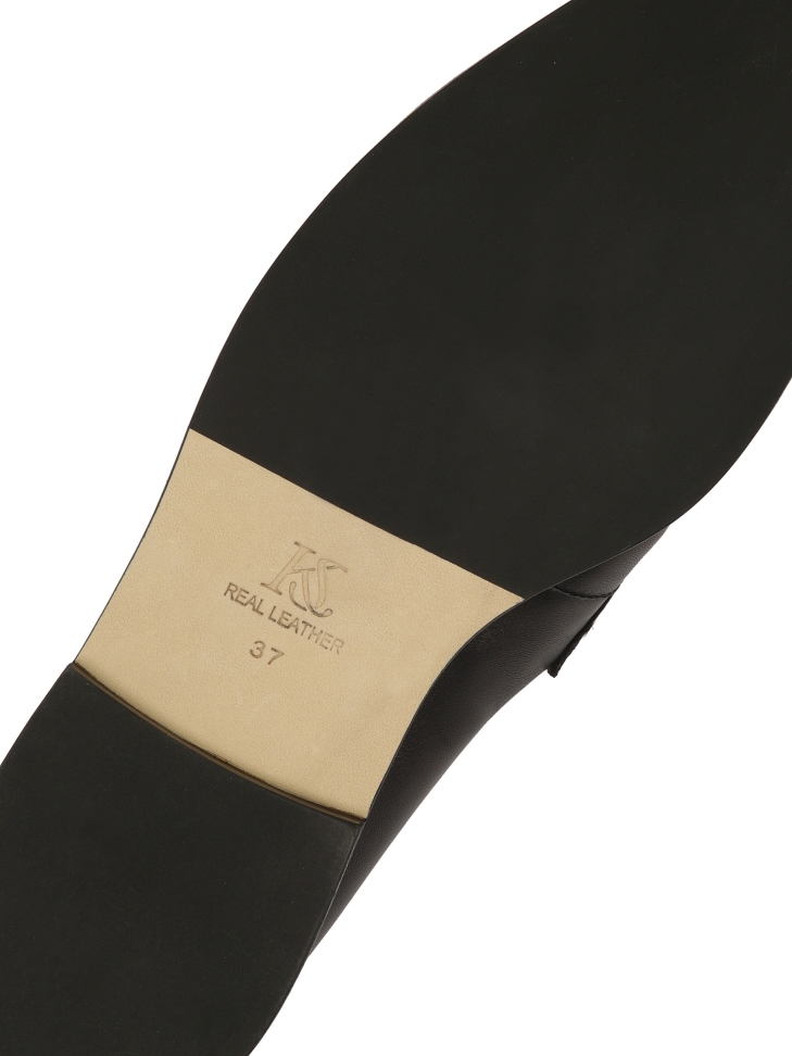 Schwarze Slipper im Stil von Pantoletten KS OLZA