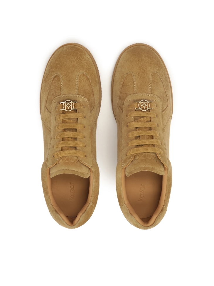 Wildleder-Sneakers mit Cat-Suit IVERIS