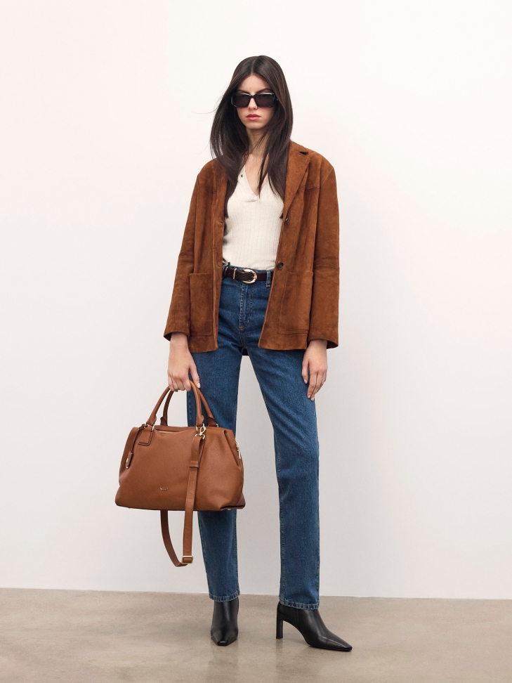 Lederstiefel mit verlängerter Nase LAURYN