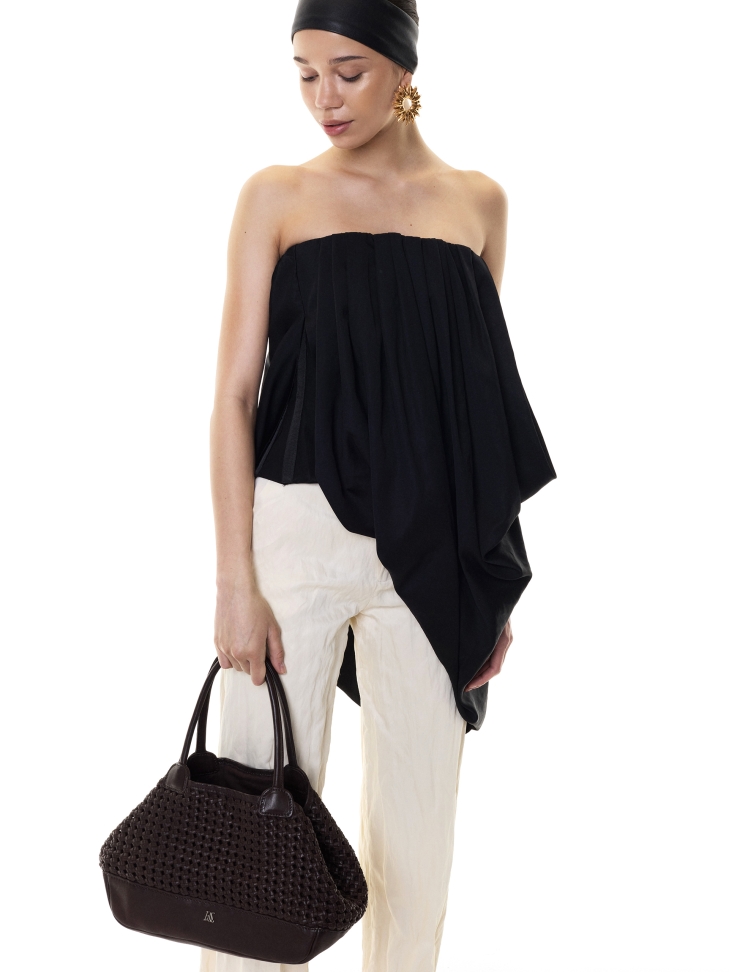 Handtasche mit Flechtmuster und lockerer Passform KS CASTILE