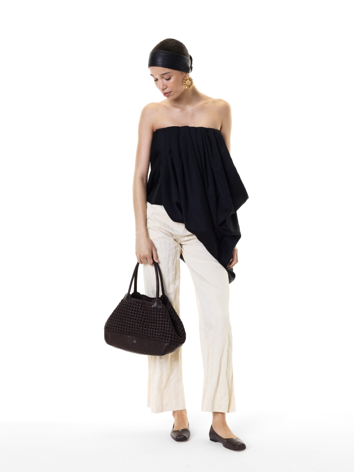 Handtasche mit Flechtmuster und lockerer Passform KS CASTILE