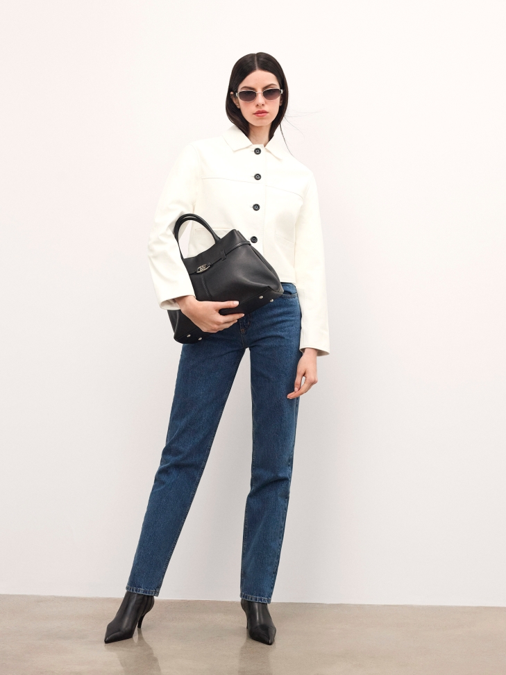 Elegante Lederhandtasche  CATE