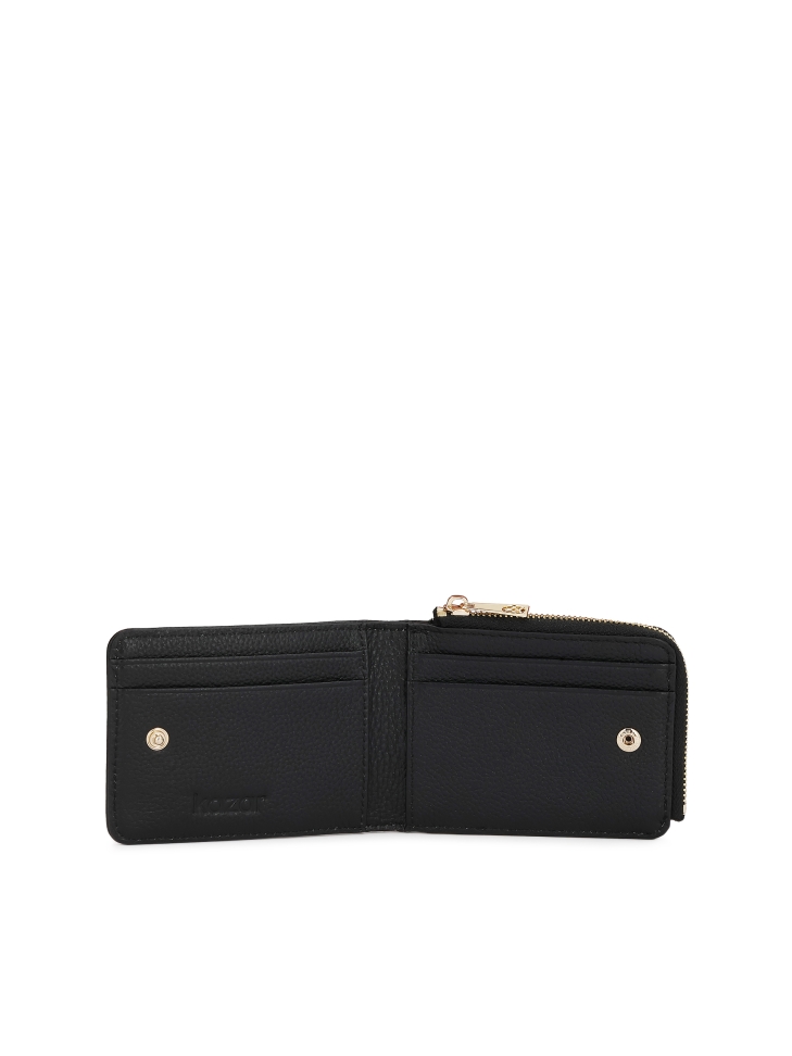 Praktisches schwarzes Portemonnaie CAETANA