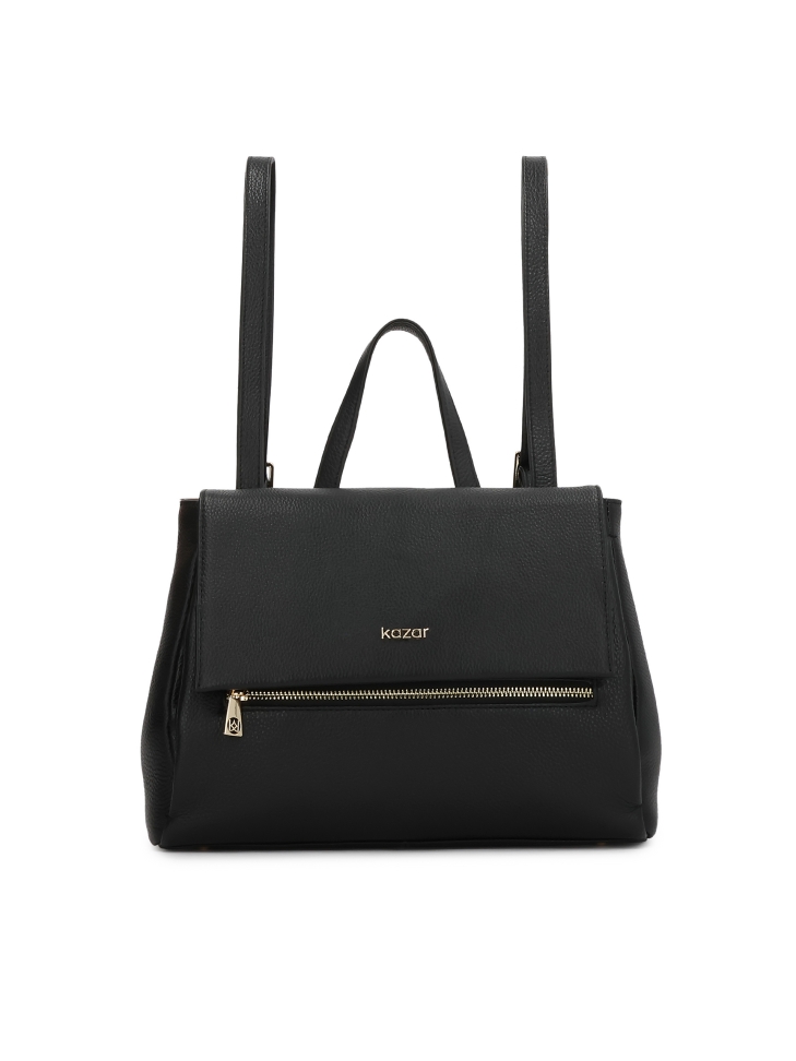 Lederrucksack mit Klappe MELAINE