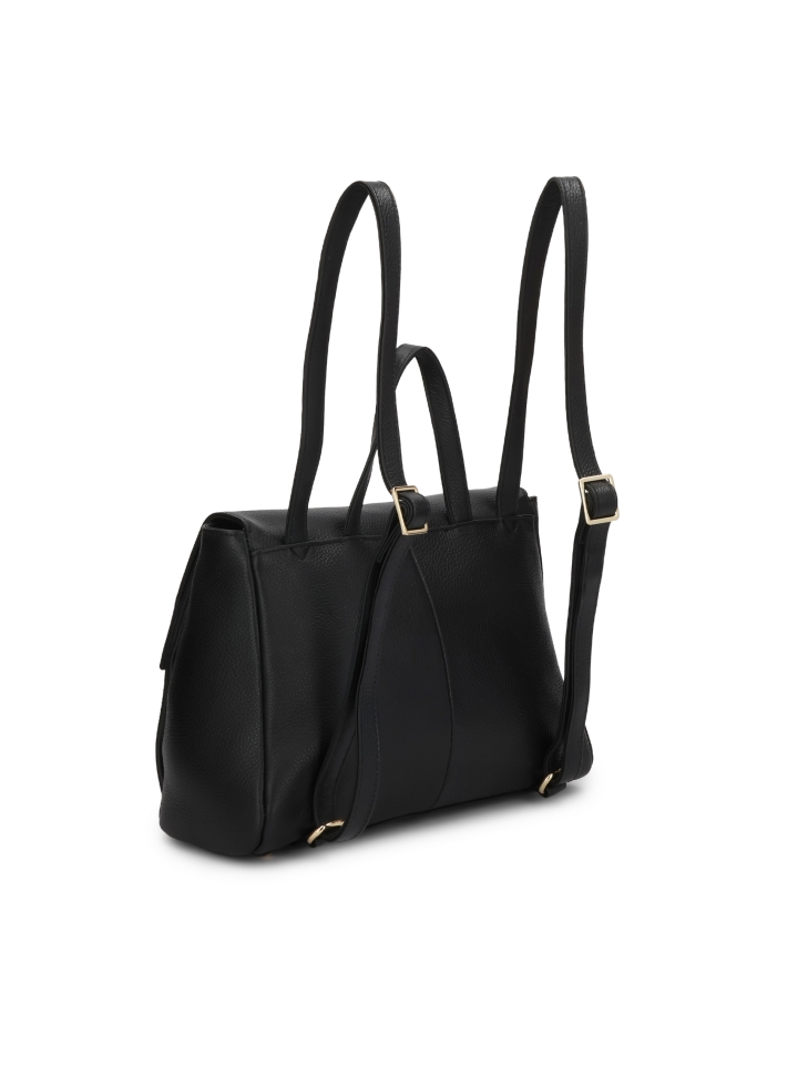 Lederrucksack mit Klappe MELAINE