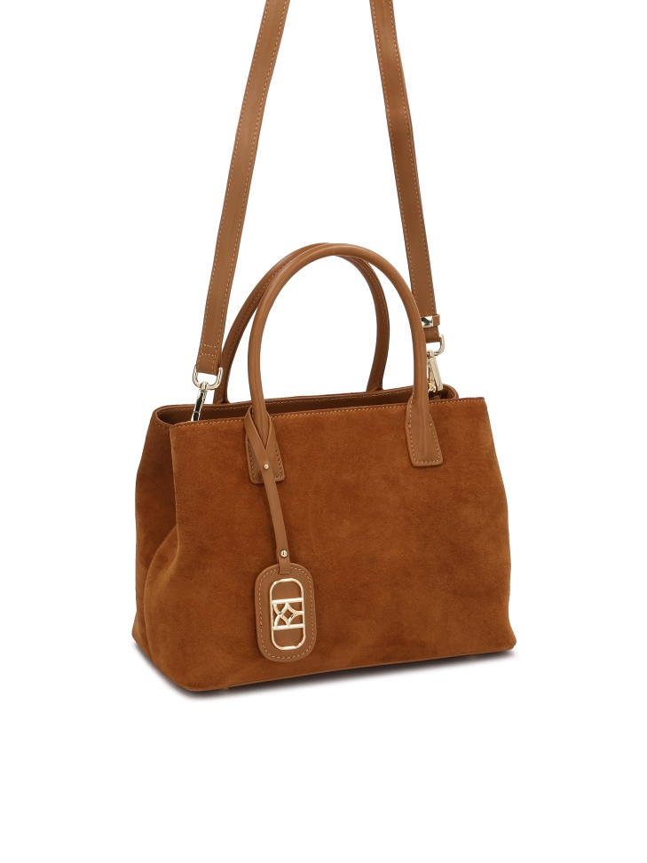 Handtasche und Umhängetasche aus Wildleder NOELLA S