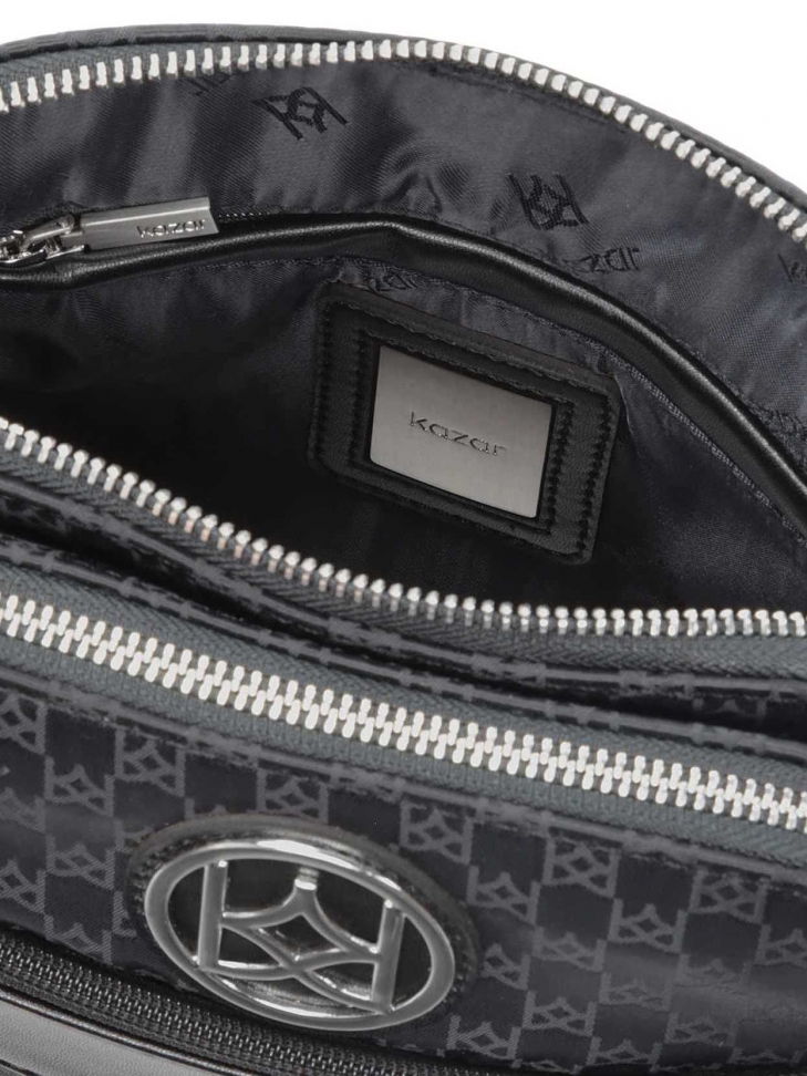 Schwarze Damen-Messenger-Tasche POLINE