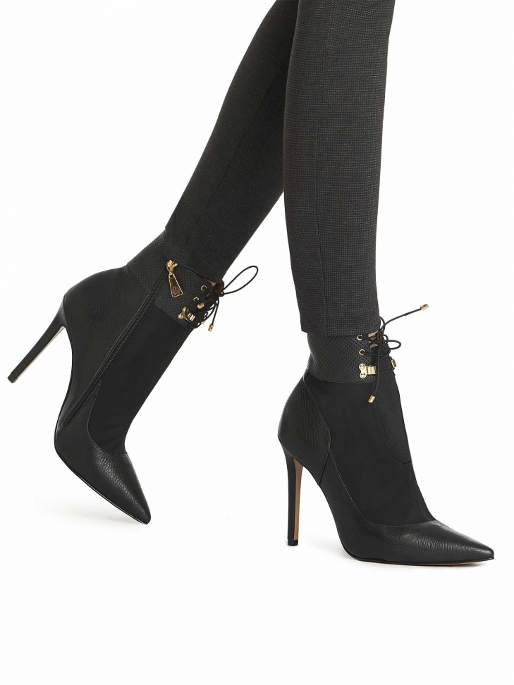 Schwarze Damenstiefel MELISA