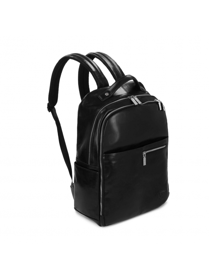 Schwarzer Rucksack für Männer 