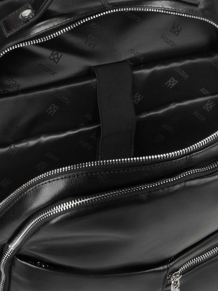 Schwarzer Rucksack für Männer 