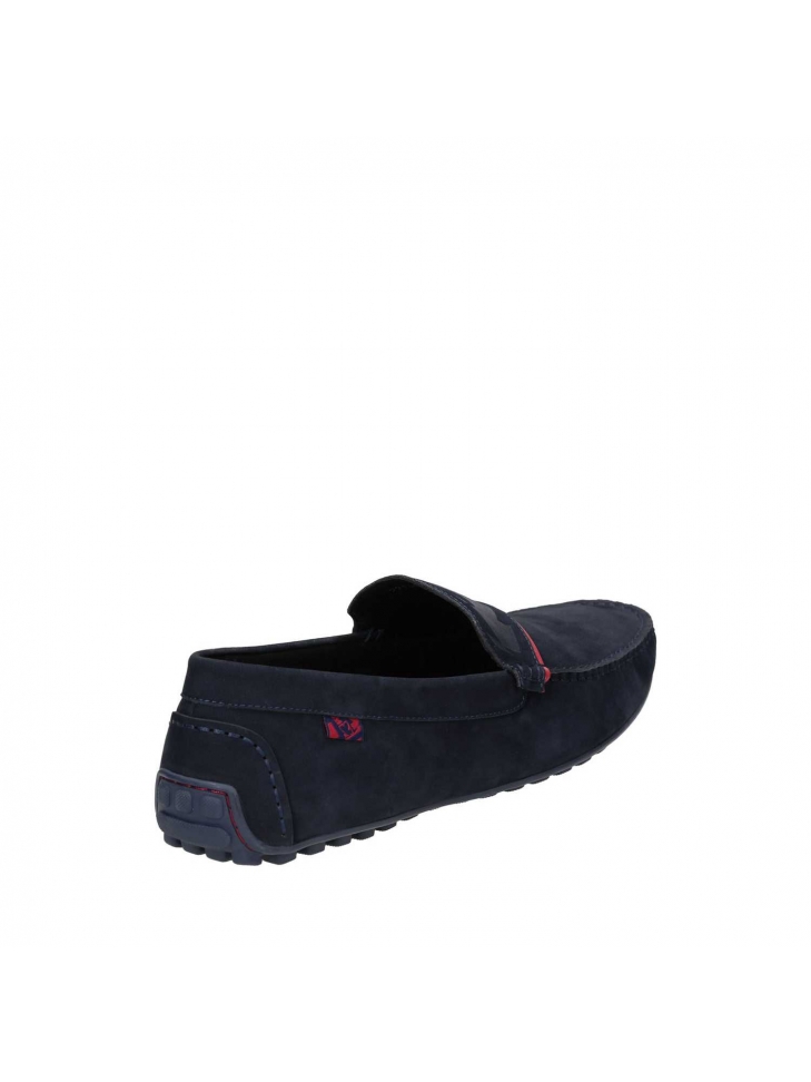 Marineblaue Mokassins für Männer ESTEBAN