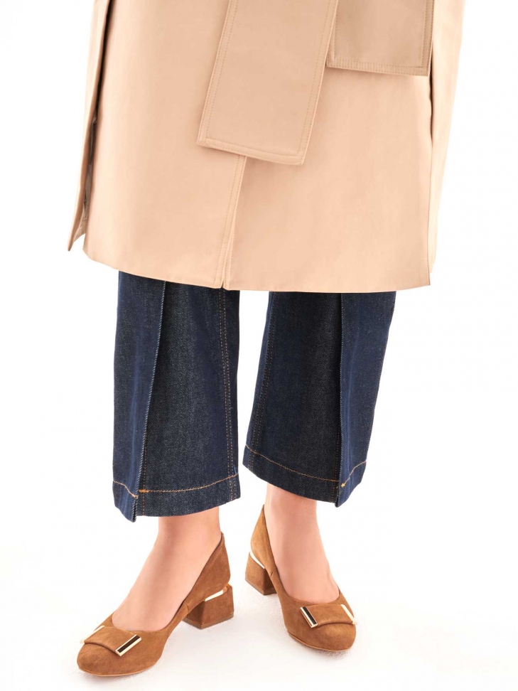 Hellbraune Damenpumps PAISLEY