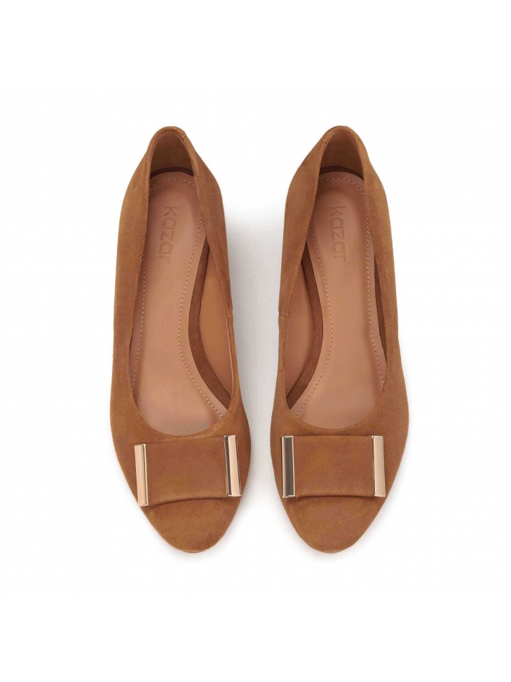 Hellbraune Damenpumps PAISLEY