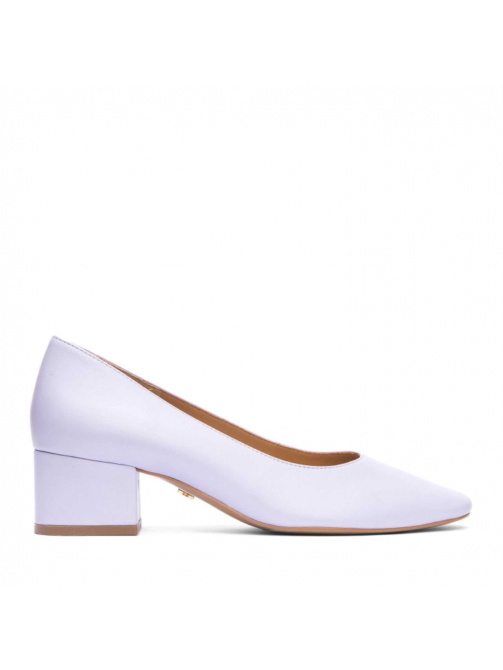 Fliederfarbene Damenpumps LIZBONA